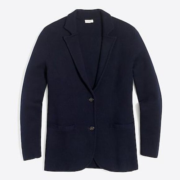 J. Crew Factory Jackets & Blazers - navy j. crew sweater blazer